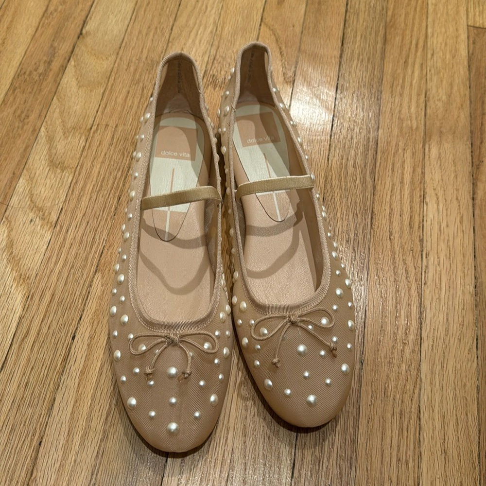 Dolce vita Cadel Pearl Ballet Flats size 8 - Picture 2 of 4